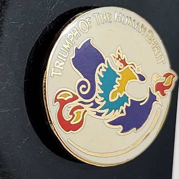 1996 Atlanta Olympics "Triumph Of The Human Spirit" Pin Hoho NYC Limited Enamel - Picture 4 of 7